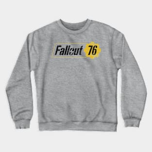 FALLOUT 76 - Black/gold Crewneck Sweatshirt